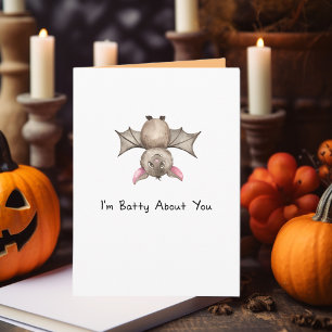 Carte Drôle Je suis Batty à propos de toi Halloween Wate