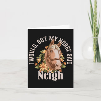 Carte Drôle "je voudrais