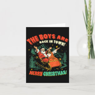 Carte Drôle Jésus Santa The Boys sont de retour en ville