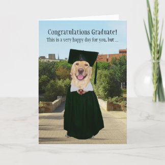 Carte Drôle Lab College Graduation