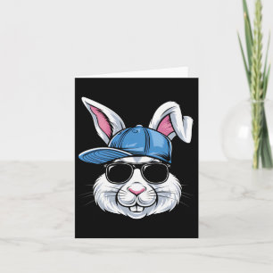 Carte Drôle Lapin de Pâques Vendre Casquette Sungles Rab