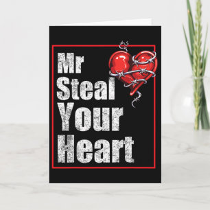 Carte Drôle M. Voler Votre Cœur Amour De La Saint-Valent