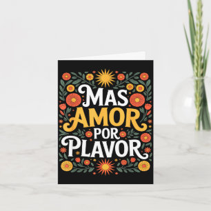 Carte Drôle mas amor por favor dicton espagnol Drôle mas