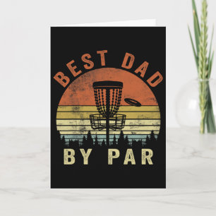 Carte Drôle Meilleur Papa Par Disc Golf Fête des Pères H