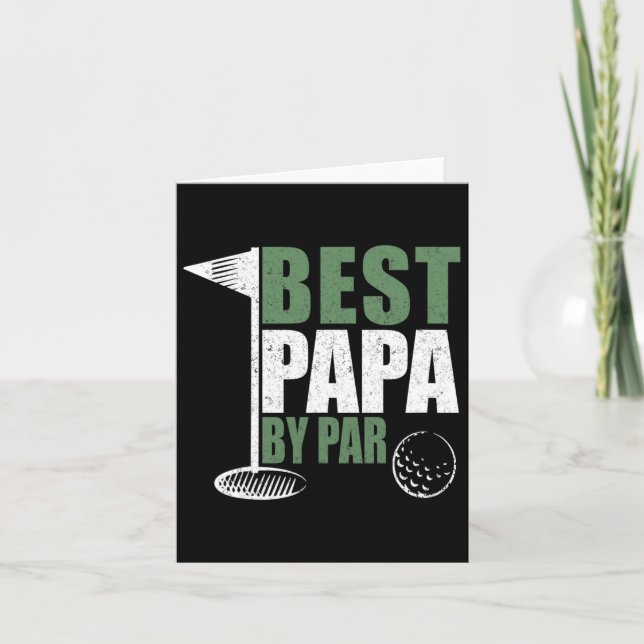 Carte Drôle Meilleur Papa par Par Fête des Pères Papa Go (Devant)