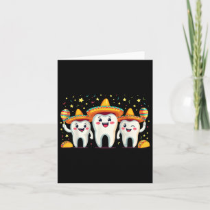 Carte Drôle Mexicain Dentiste Dentiste Cinco De Mayo Den