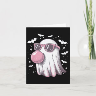 Carte Drôle mignon Filles Fantômes Halloween mignonne Fa