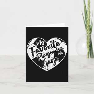 Carte Drôle Mon Joueur Favori M'appelle Gaga Football En