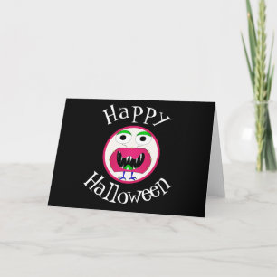Carte Drôle, Monstre, Halloween