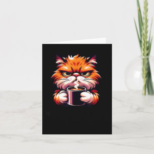 Carte Drôle Ne Me Dérangez Pas Tout De Suite Chats Chat