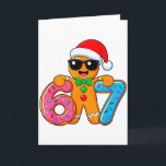 Carte Drôle pain d'épice six sept 67 glace égouttant Noë<br><div class="desc">Drôle pain d'épice six sept 67 glace égouttant Noël garçons</div>