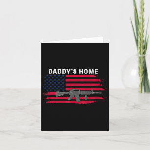 Carte Drôle Papa est à la maison Trump 2024 Reprenez l'A