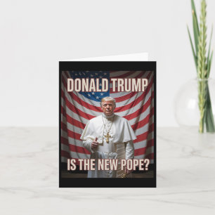 Carte Drôle Pape Et Président Donald Trump5