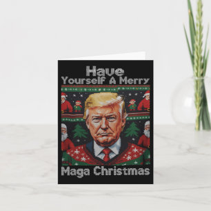 Carte Drôle Père Noël Trump S'Est Joyeux Noël
