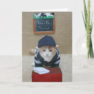 Carte Drôle personnalisable Retour à l'école