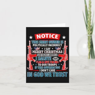 Carte Drôle politiquement incorrect Humour cadeaux de No