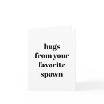 Carte drôle pour la fête des pères - Blanche