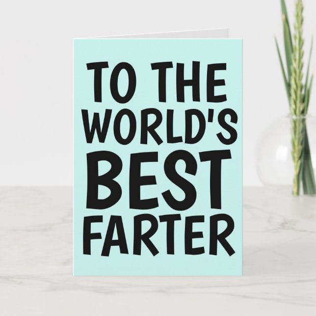 CARTE DRÔLE POUR L'ANNIVERSAIRE DE PAPA, MEILLEUR  (Devant)