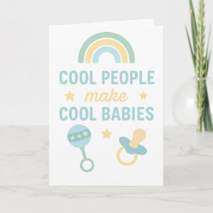 Carte drôle pour une baby shower Carte sarcastiq