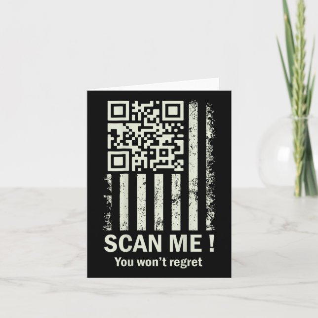 Carte Drôle Qr Scan Me Trump 45_47 Tee Trump Dancing Cod (Devant)