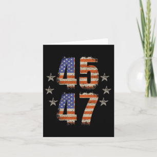 Carte Drôle Qr Trump 45 47 Trump Code de la danse Poche