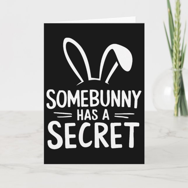 Carte Drôle Quelqu'un a un secret  (Devant)