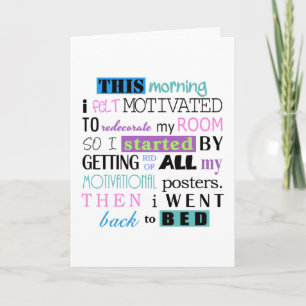 Carte Drôle Redécorer Demotivate Light Arrière - plan ID