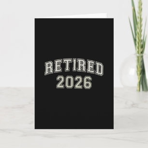 Carte Drôle Retraité 2026 Université J'ai Terminé Maman 