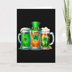 Carte Drôle Saint Patrick Jour Irlandais Irlande Drapeau