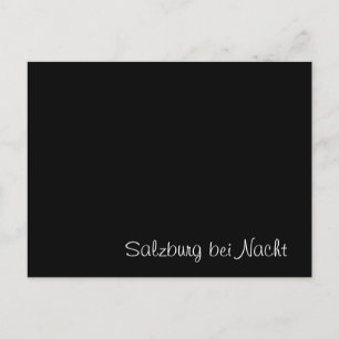 Carte drôle "Salzburg bei Nacht"