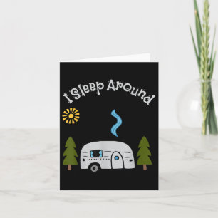 Carte Drôle Sarcastique Je Dors Autour De Rv Camping À L