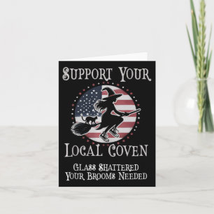 Carte Drôle Soutenez Votre Coven Local Kamala Nettoyage 