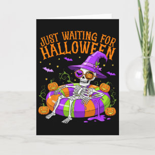 Carte Drôle Squelette Flotte En Attente D'Halloween Me