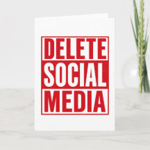 Drôle Supprimer Médias Sociaux Anti Internet Minim