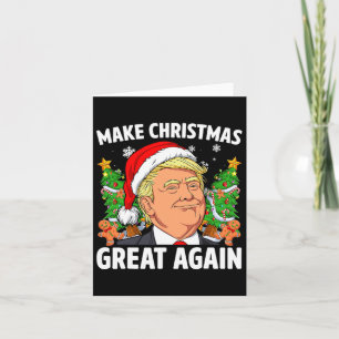 Carte Drôle Trump 2024 Faire Noël Grande Encore