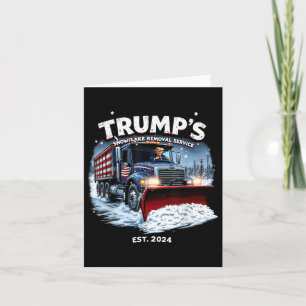 Carte Drôle Trump 2024 Victory Snowflake Removal
