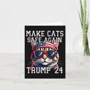 Carte Drôle Trump 24 Président Débat Mème Faire Des Chat