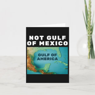 Carte Drôle Trump Amérique du Golfe pas Golfe du Mexique