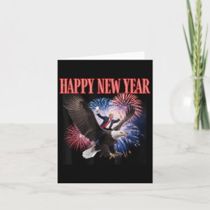 Carte Drôle Trump Bonne Année 2025 Nous avons fait l'his