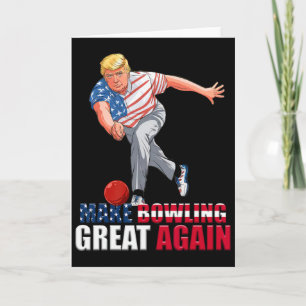 Carte Drôle Trump Bowling Faire Bowling Grandeur à nouve