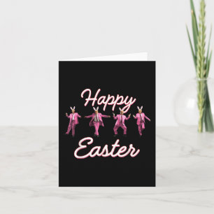 Carte Drôle Trump Danse Joyeux Bunny de Pâques Chasse de