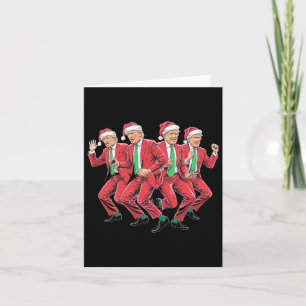 Carte Drôle Trump Danse Santa Claus Noël Noël Noël Noël