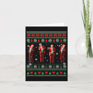 Carte Drôle Trump Danse Santa Claus Noël Noël Noël Noël