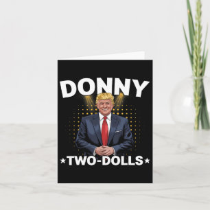Carte Drôle Trump Donny Deux Poupées 2 Poupées À Noël T