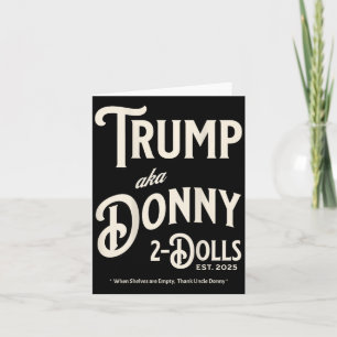 Carte Drôle Trump Donny Deux Poupées 2 Poupées À Noël T