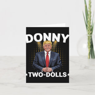 Carte Drôle Trump Donny Deux Poupées 2 Poupées À Noël T