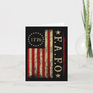 Carte Drôle Trump Fafo F autour de Découvrez Retro Us Dr