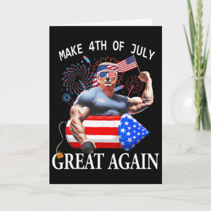 Carte Drôle Trump Faire 4 Juillet Grande Encore Trump