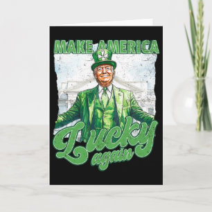Carte Drôle Trump Faire St Patrick's Day Grande Encore I