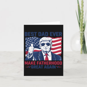Carte Drôle Trump Fête des Pères Meilleur Papa Pour Gran